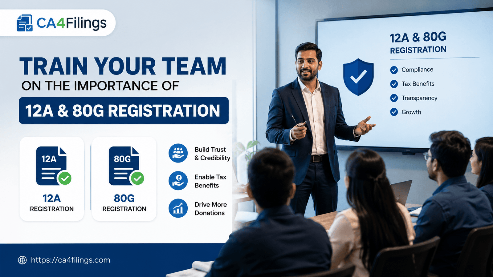 Training Your Team on the Importance of 12A and 80G Registration