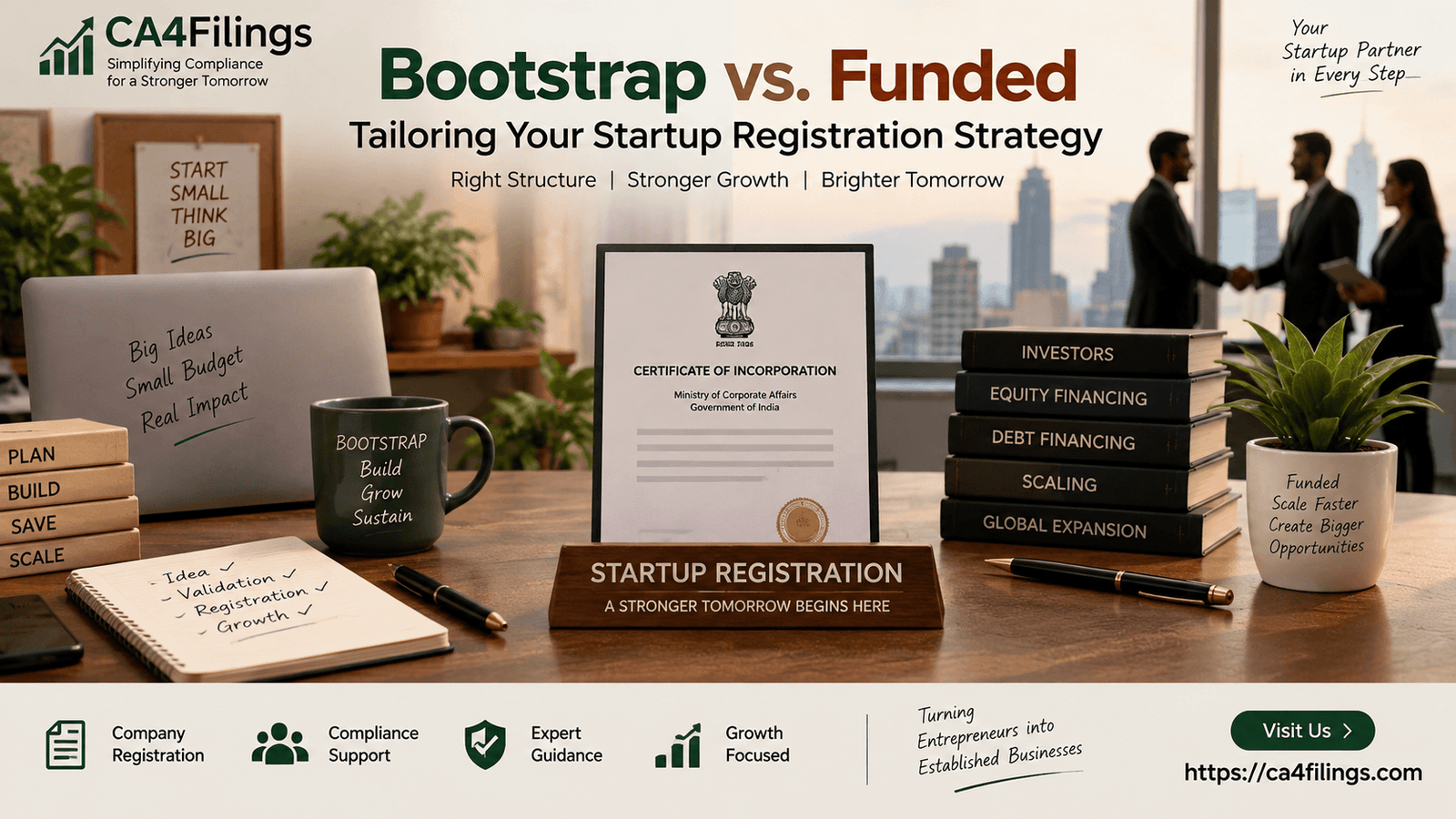 Bootstrap vs. Funded: Tailoring Your Startup Registration Strategy