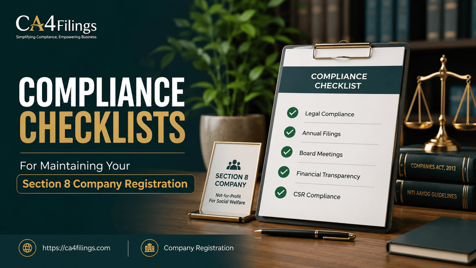 Compliance Checklists for Maintaining Your Section 8 Company Registration