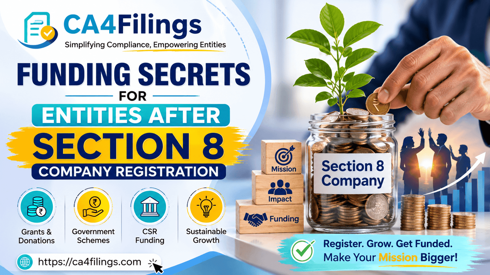 Funding Secrets for Entities After Section 8 Company Registration
