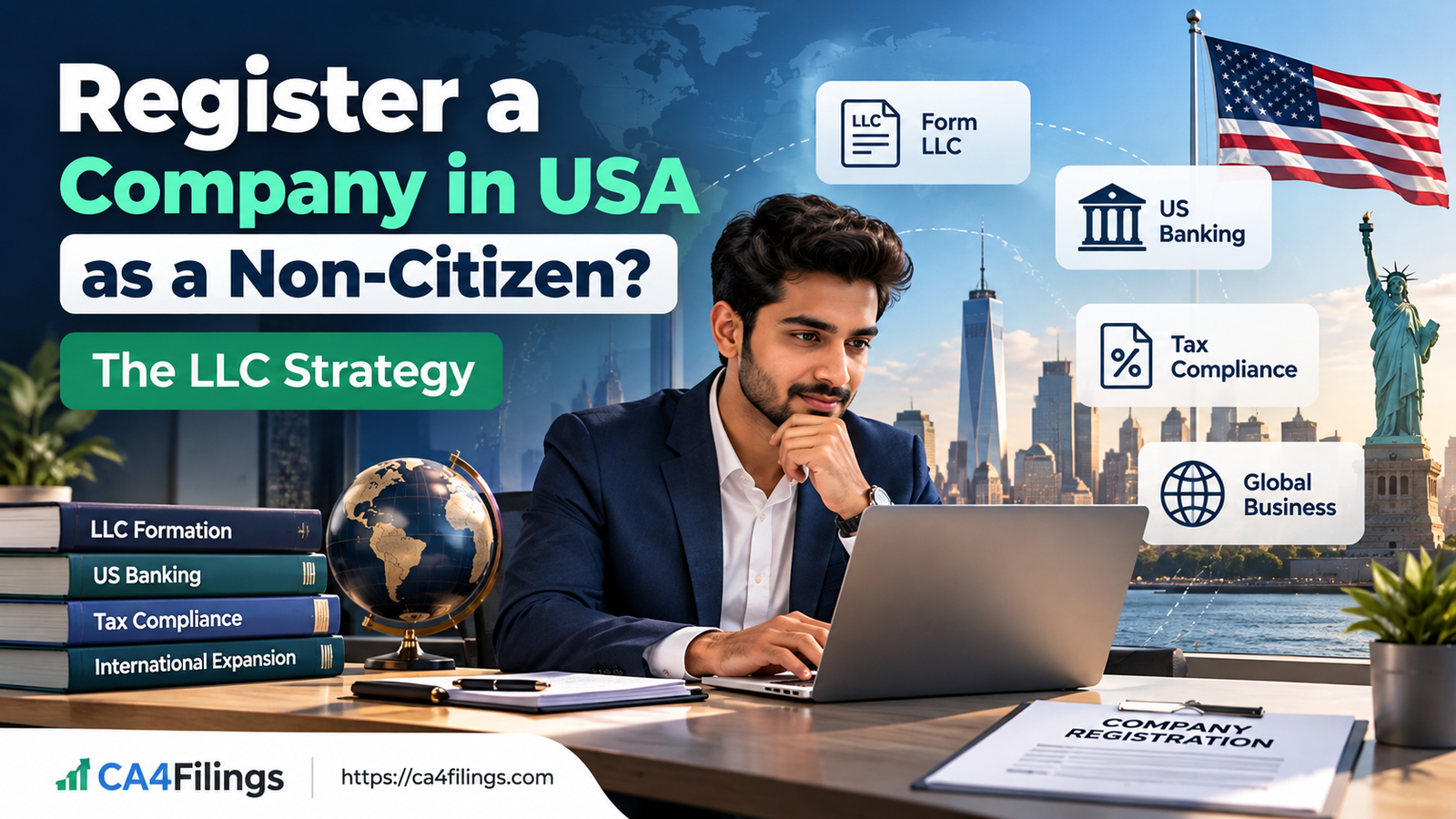 How Can I Register a Company if I Am Not a US Citizen? (The LLC Strategy)