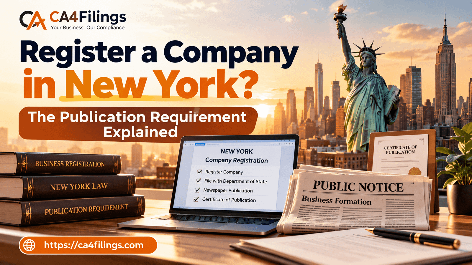 How Can I Register a Company in New York? The Publication Requirement Explained