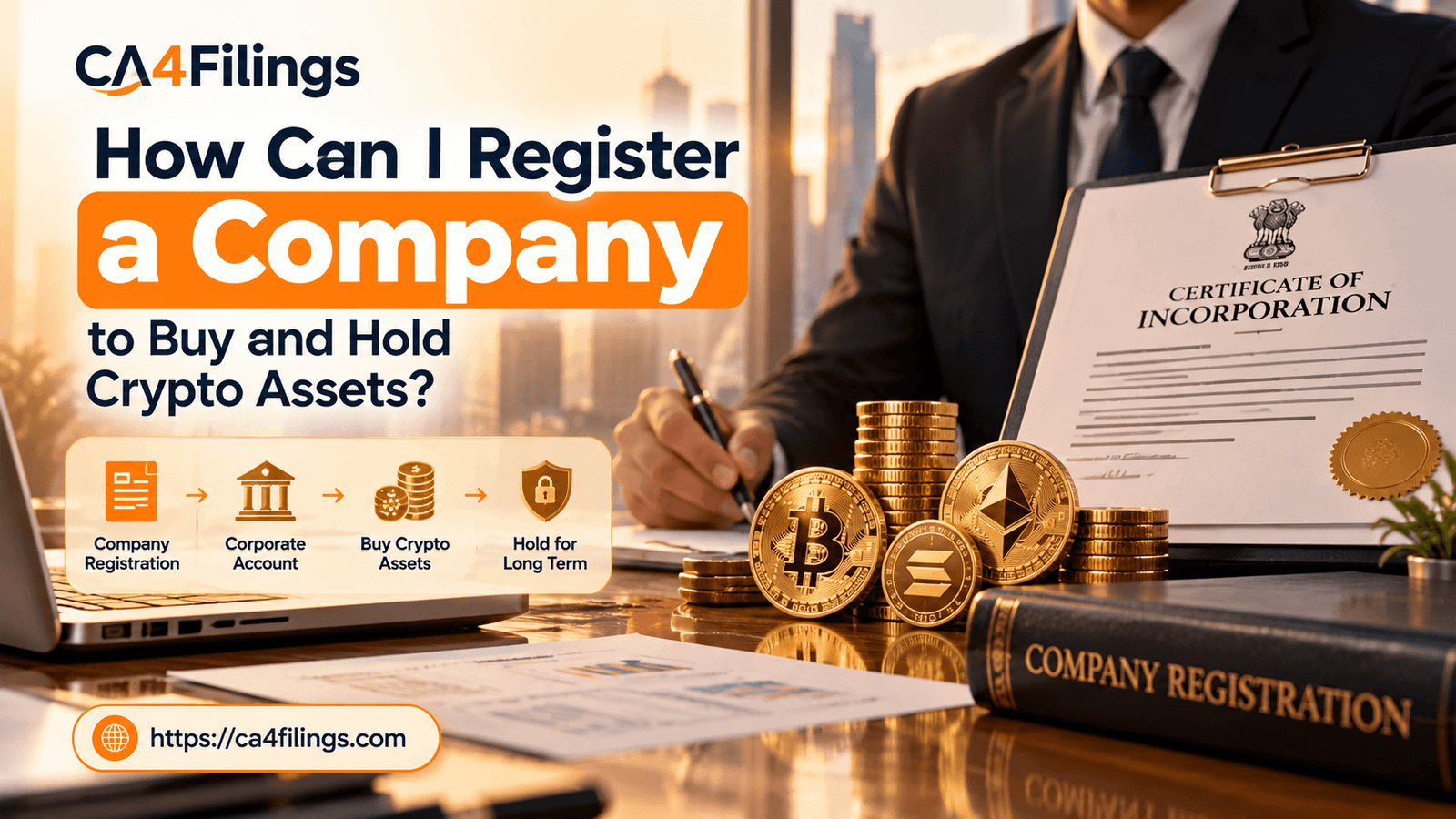 How Can I Register a Company to Buy and Hold Crypto Assets?