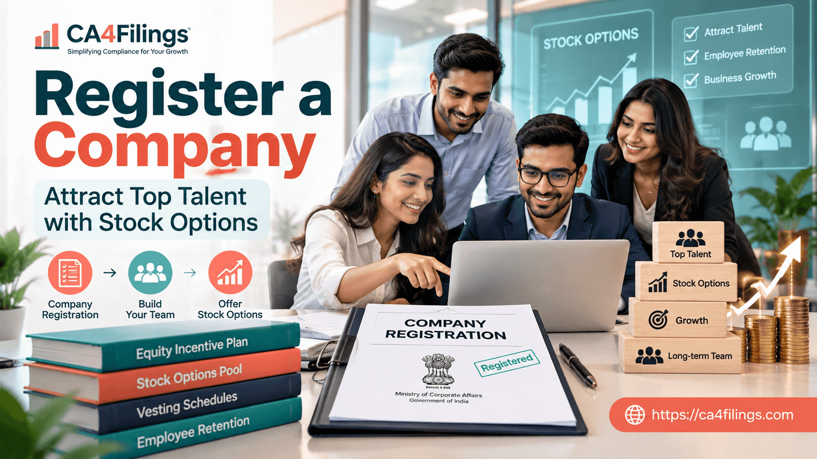 How Do We Register a Company to Attract Top Talent with Stock Options?