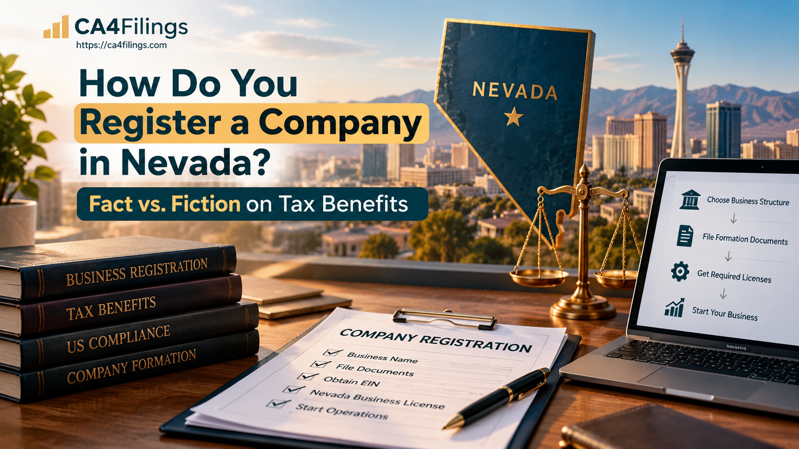 How Do You Register a Company in Nevada? Fact vs. Fiction on Tax Benefits