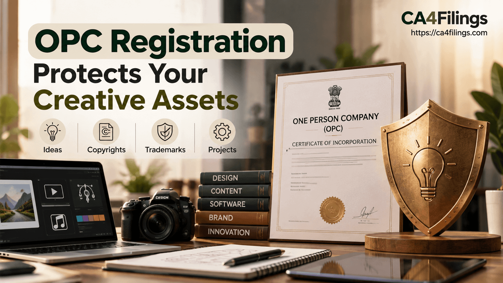 How OPC Registration Safeguards Creative Intellectual Properties and Projects