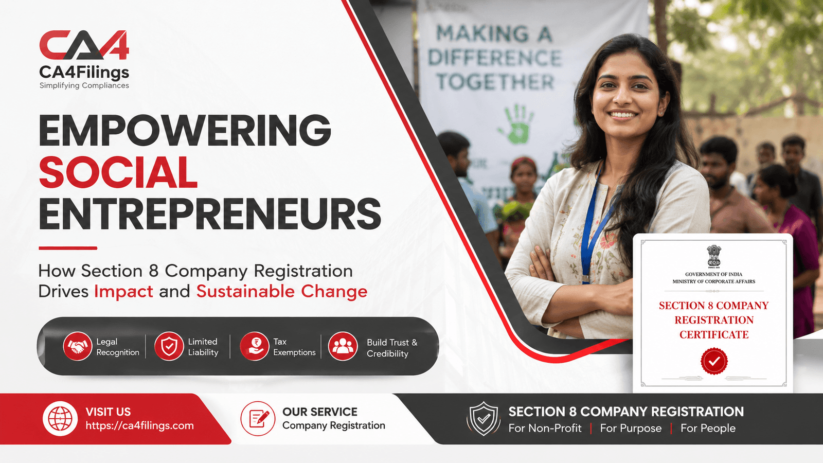 How Section 8 Company Registration Empowers Social Entrepreneurs