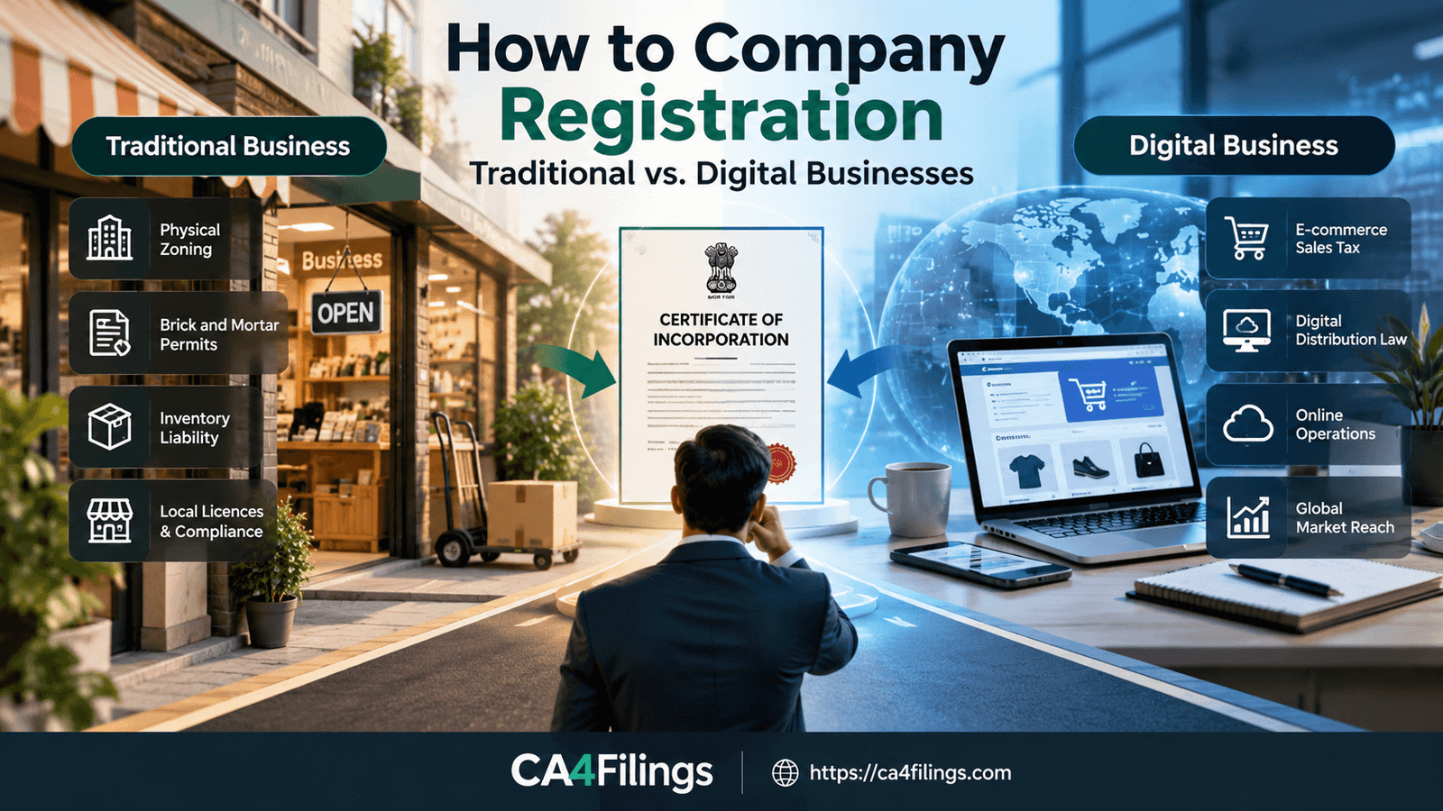 How to Company Registration Processes Vary for Traditional vs. Digital Businesses