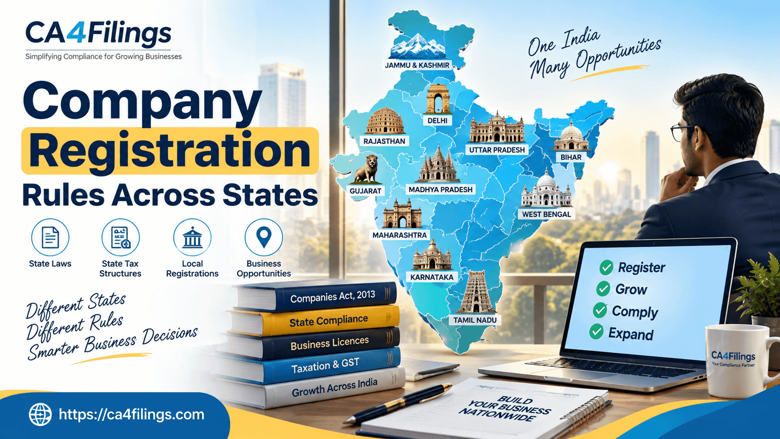 How to Company Registration Rules Change Across Different States?