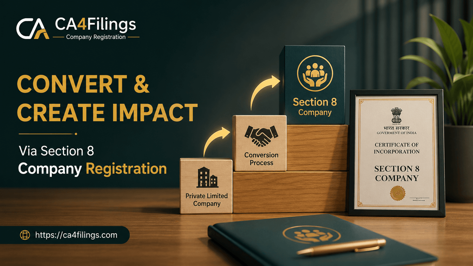 How to Convert an Existing Entity via Section 8 Company Registration Paths