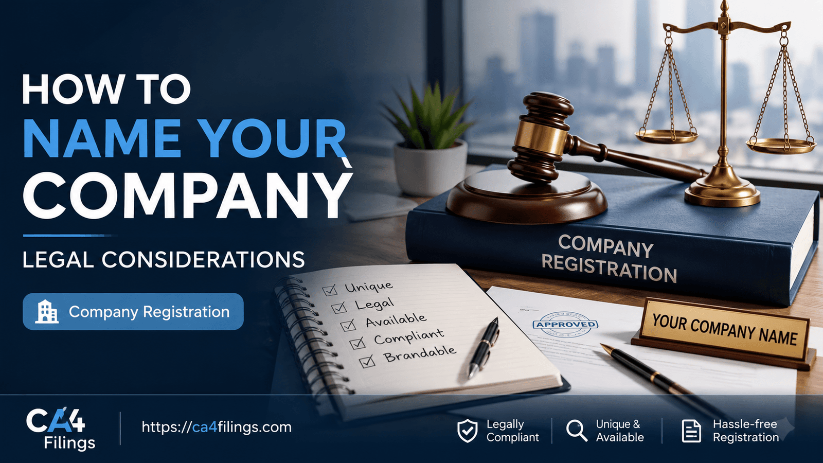 How to Name Your Company: Legal Considerations