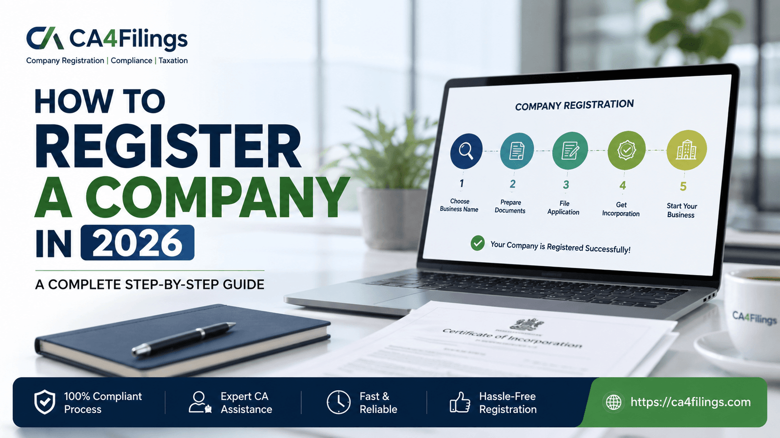 How to Register a Company in 2026: A Complete Step-by-Step Guide