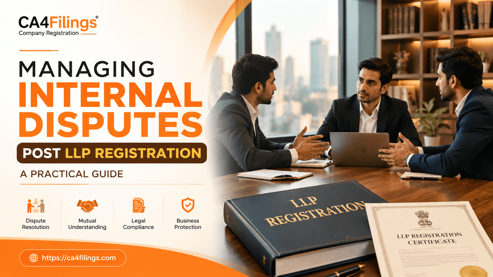 Managing Internal Disputes Post llp registration: A Practical Guide