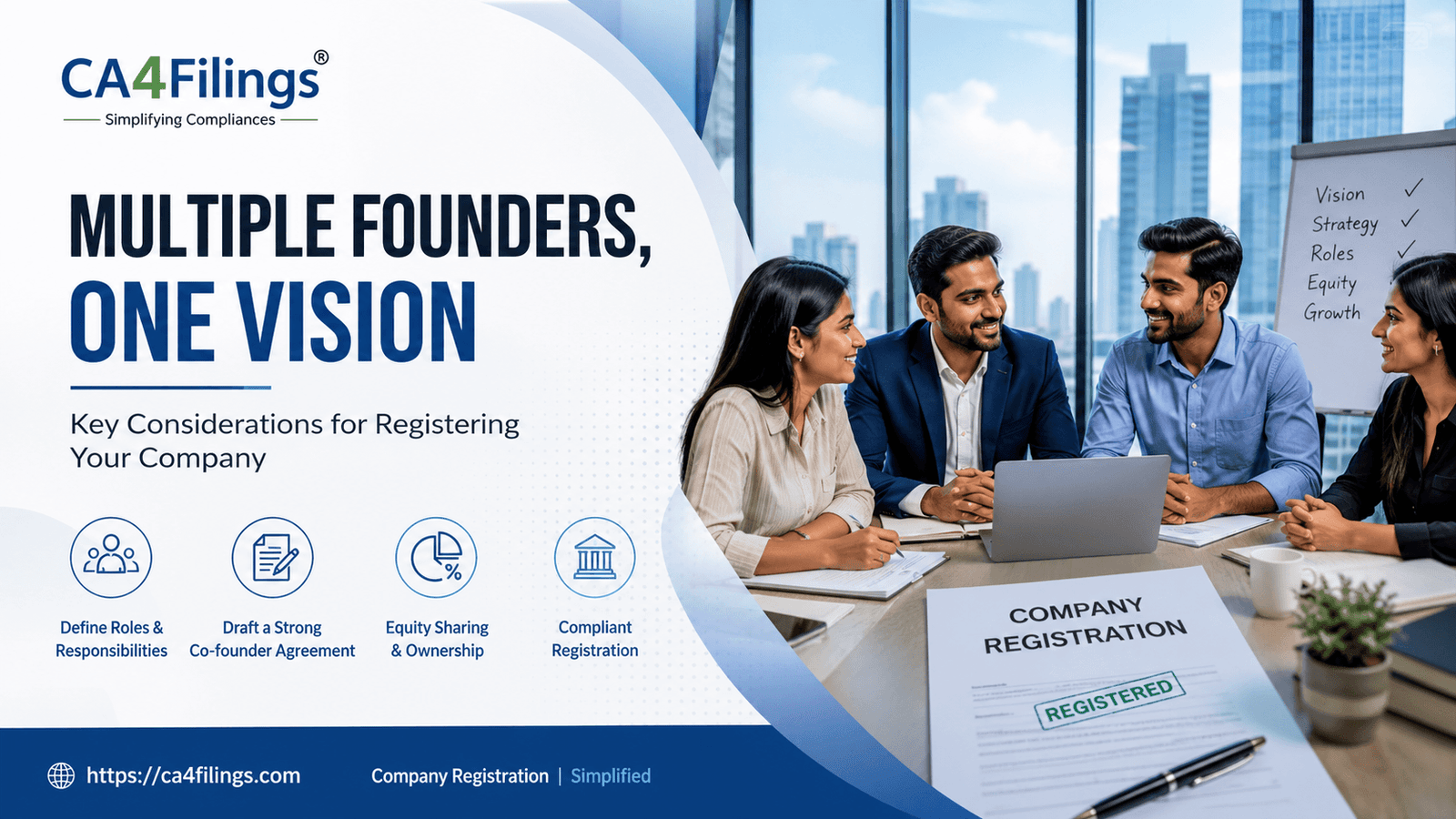 Registering a Company with Multiple Founders: Key Considerations