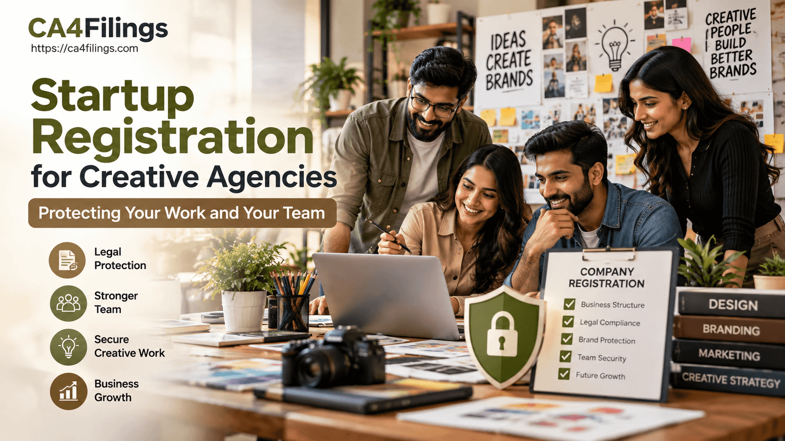 Startup Registration for Creative Agencies: Protecting Your Work and Your Team