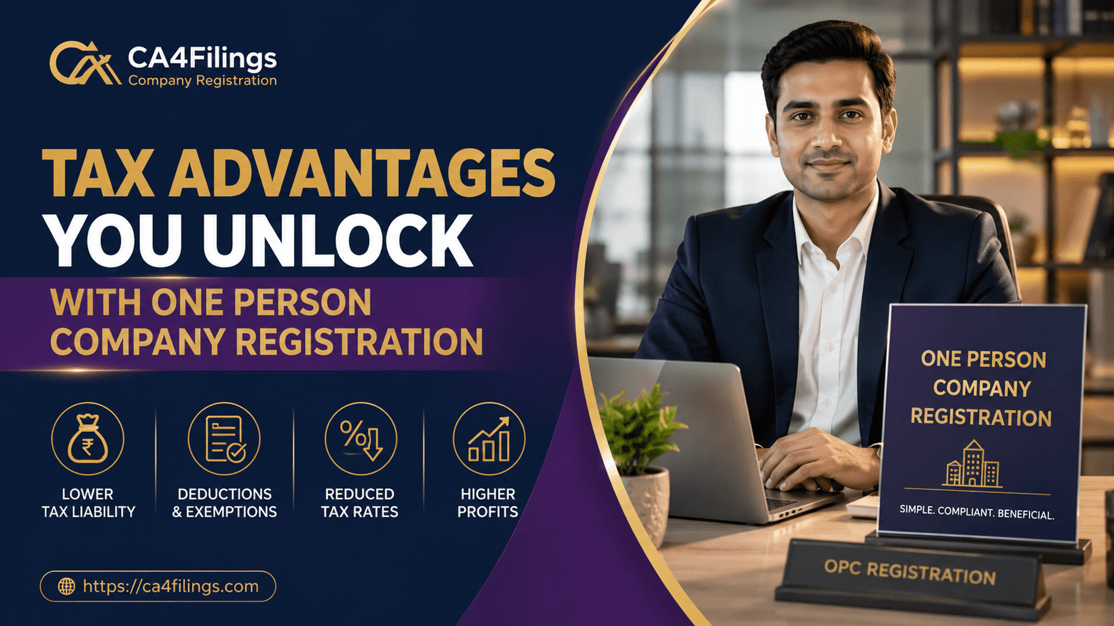 Tax Advantages You Unlock with One Person Company Registration