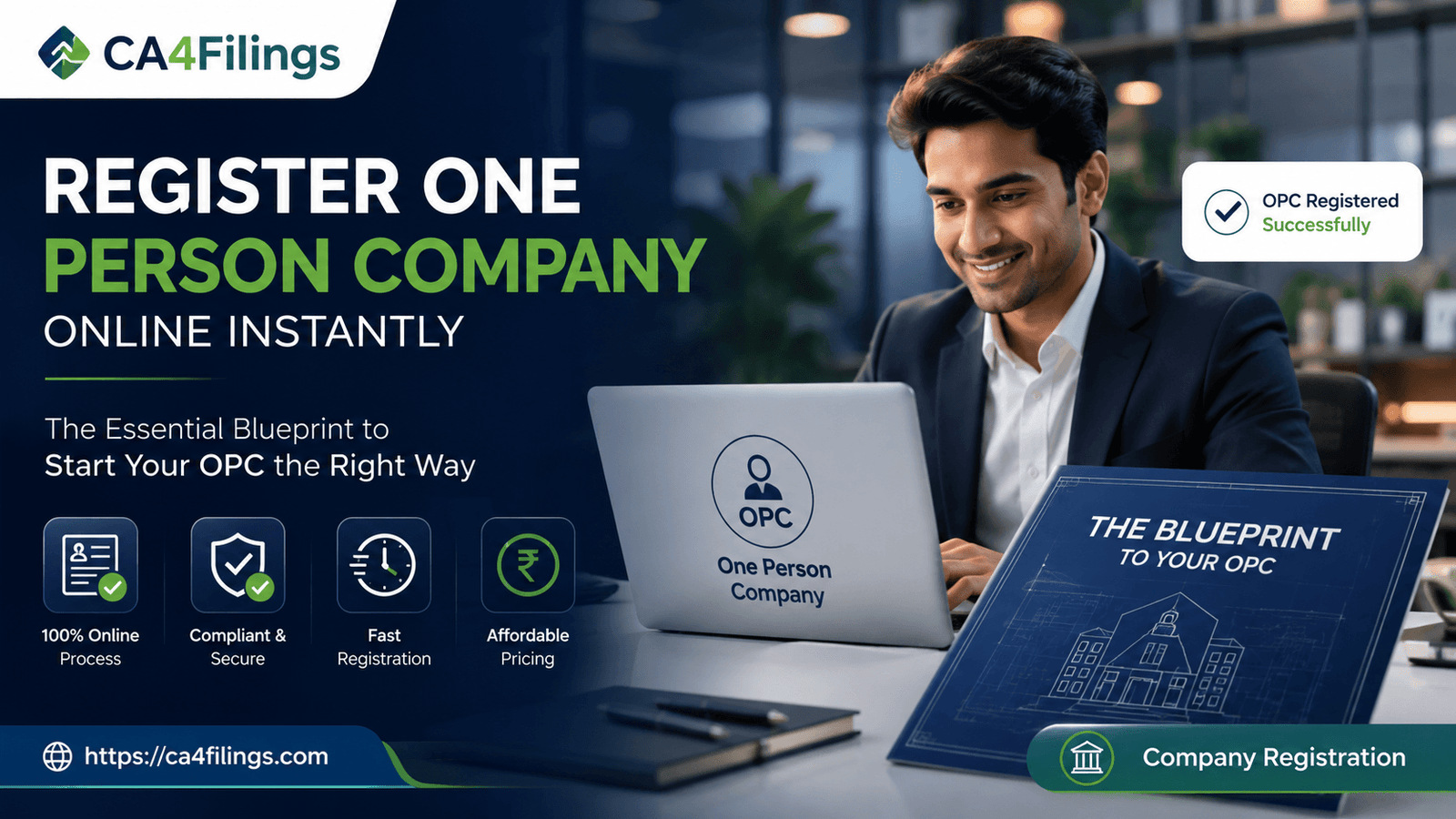 The Essential Blueprint to Register One Person Company Online Instantly