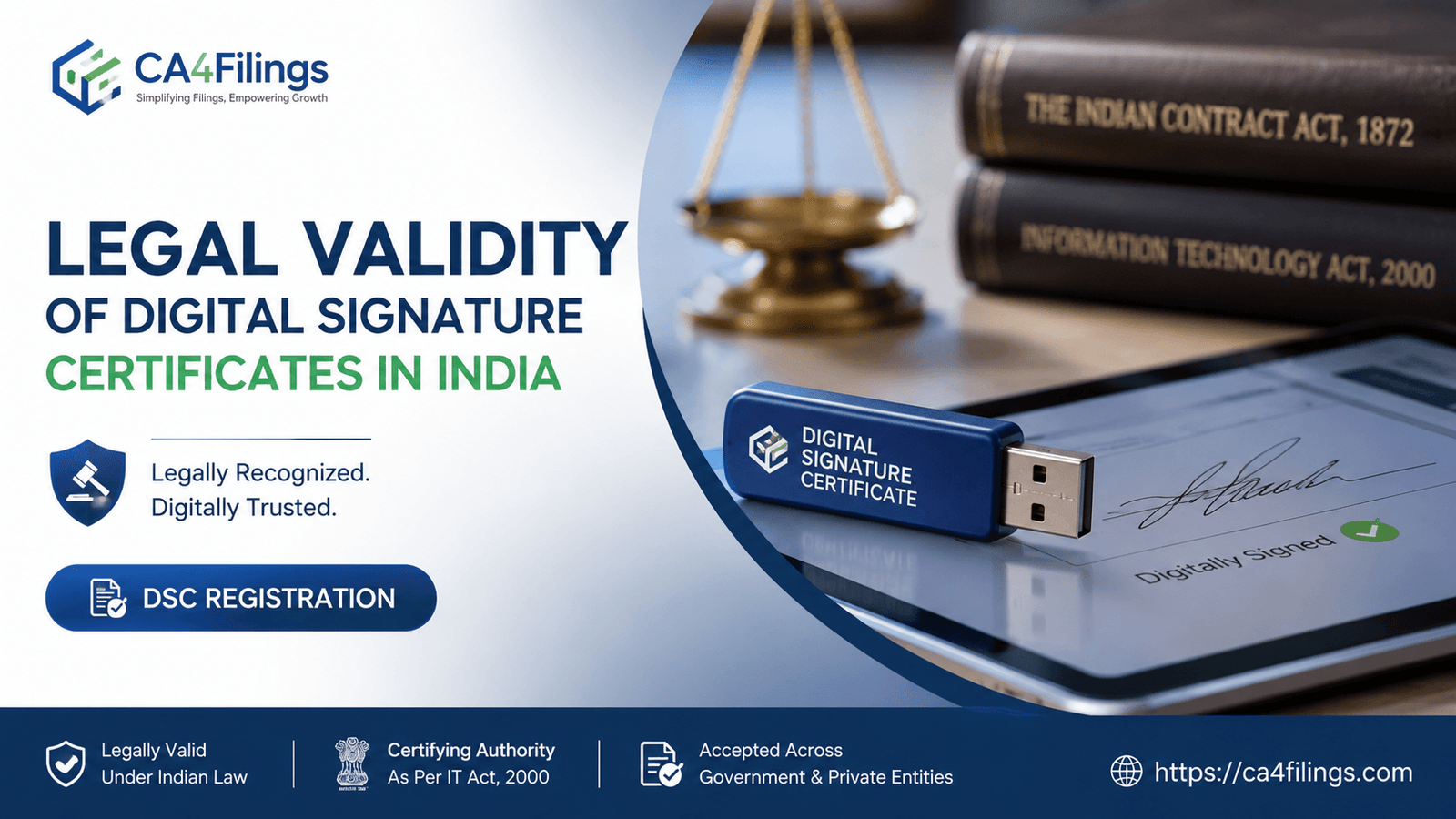 The Legal Validity of Digital Signature Certificates in India