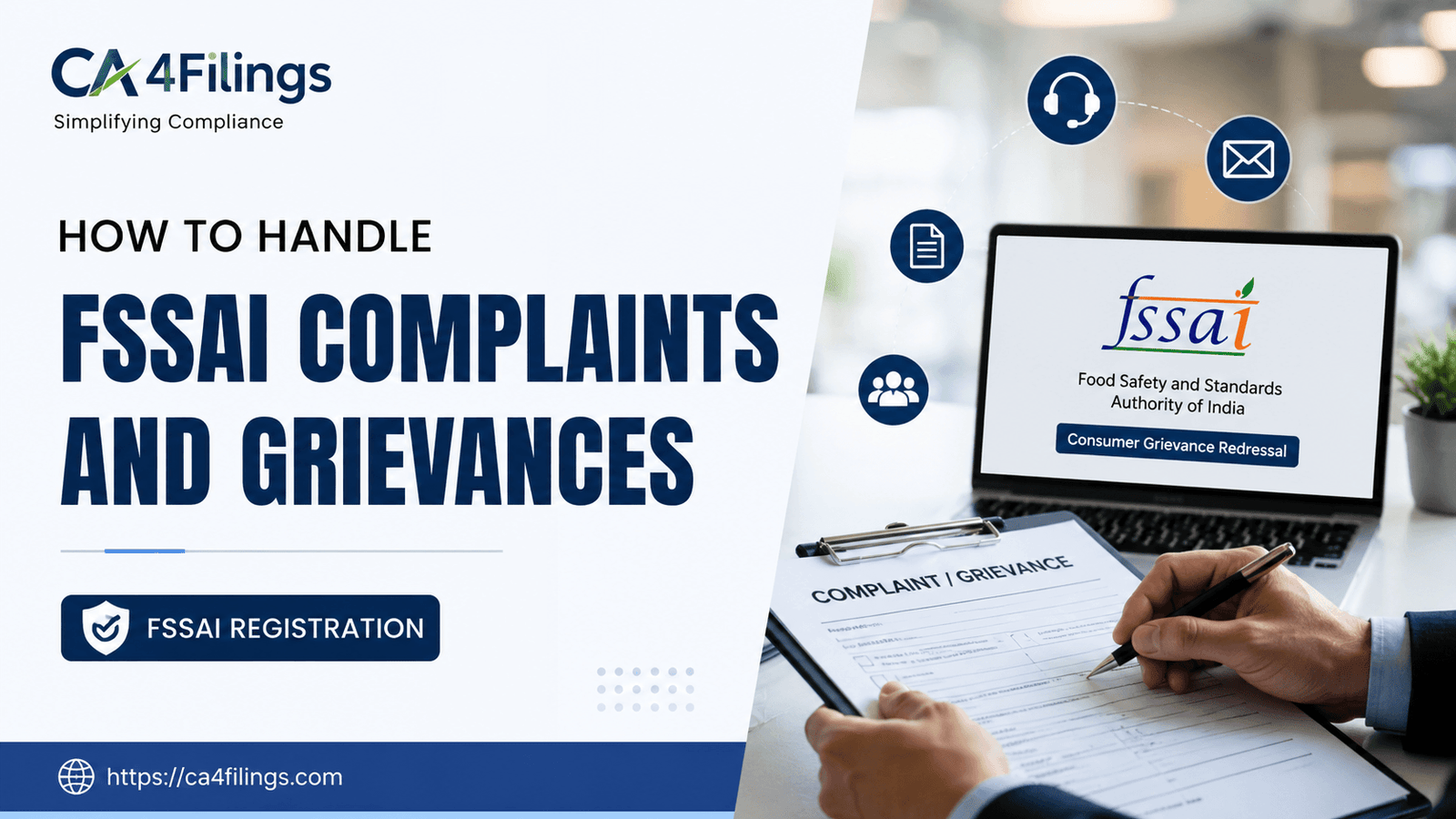 How to Handle FSSAI Complaints and Grievances