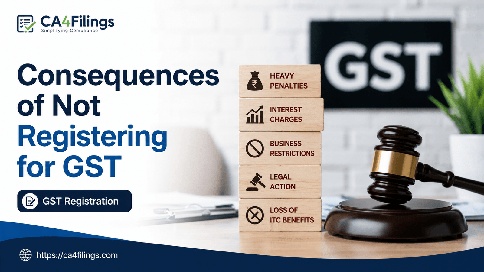 Consequences of Not Registering for GST