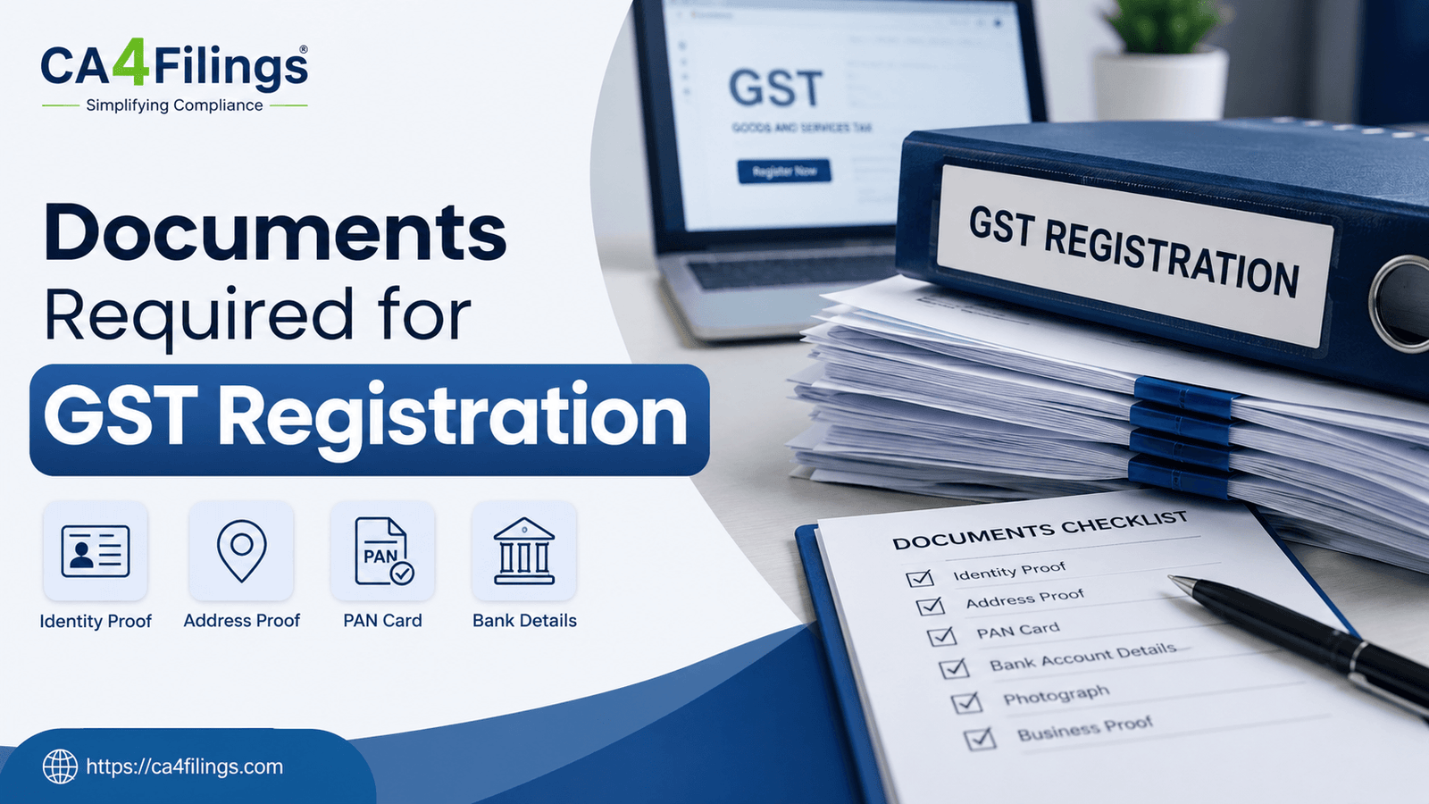 Documents Required for GST Registration