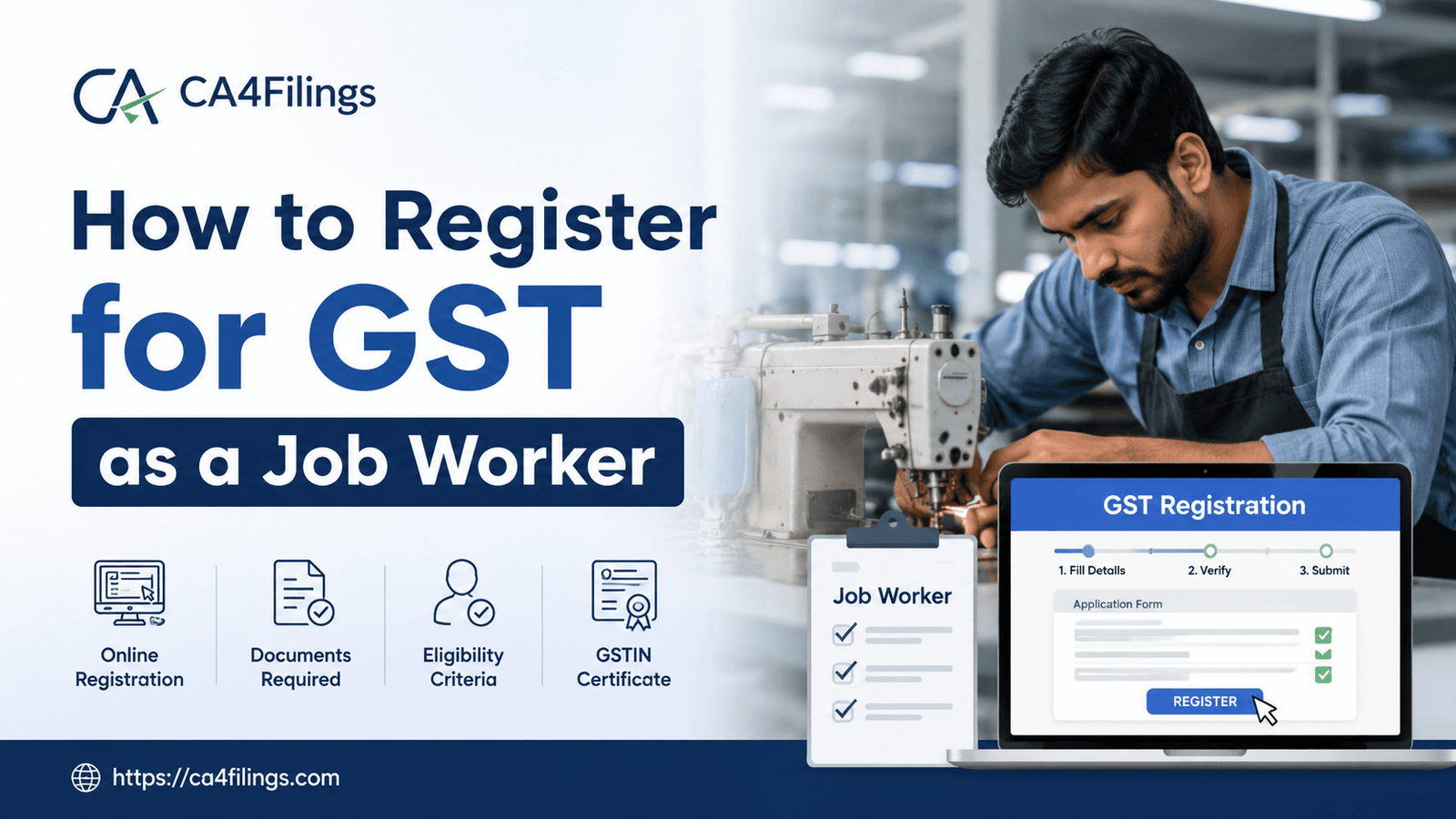 How to Register for GST as a Job Worker