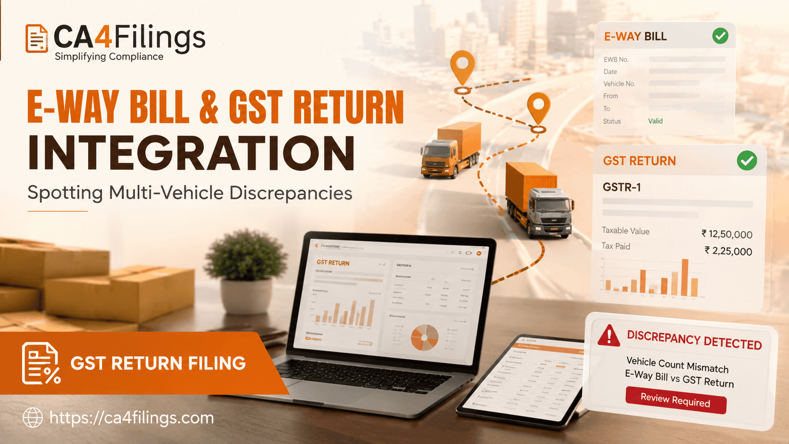 E-Way Bill and GST Return Integration: Spotting Multi-Vehicle Discrepancies