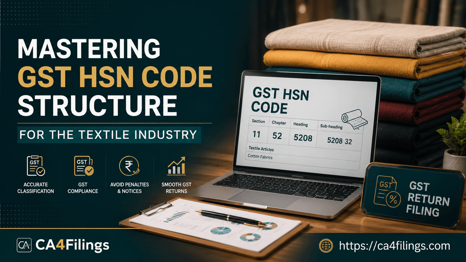 Mastering the GST HSN Code Structure for the Textile Industry
