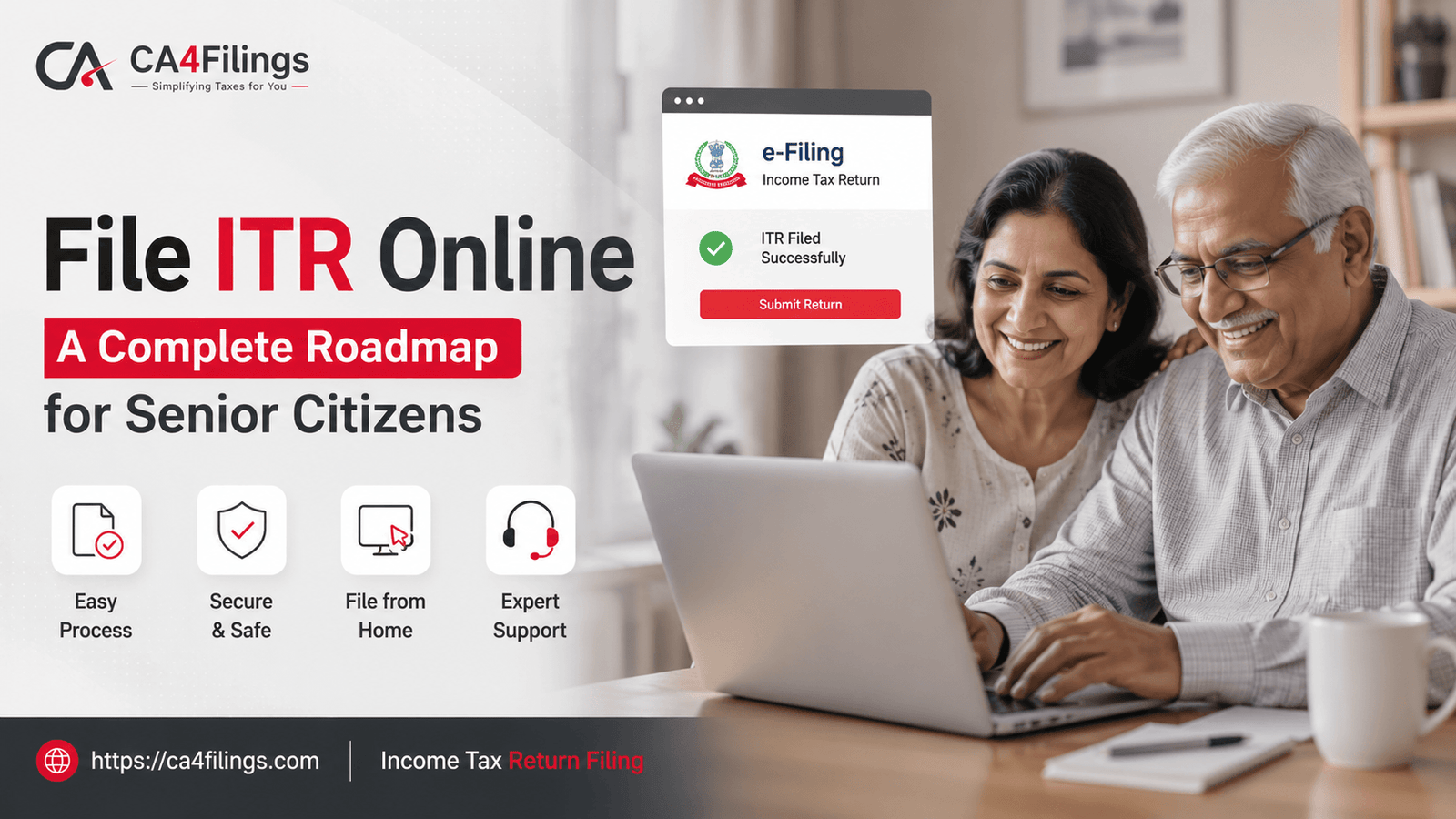 A Complete Roadmap to File ITR Online for Senior Citizens