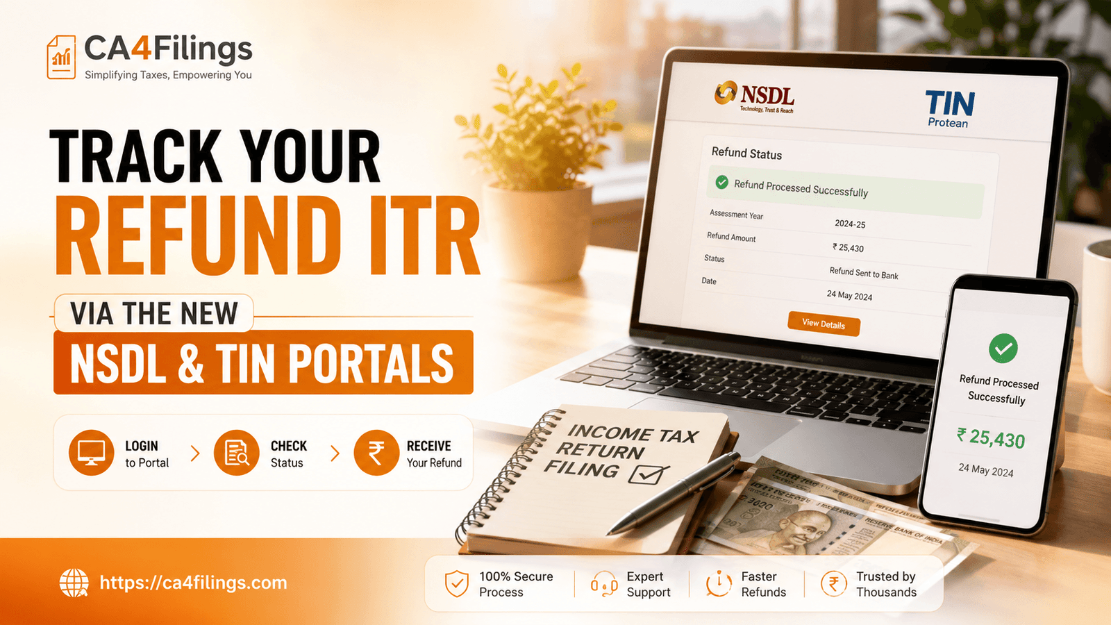How to Track Your Refund ITR via the New NSDL and Tin Portals
