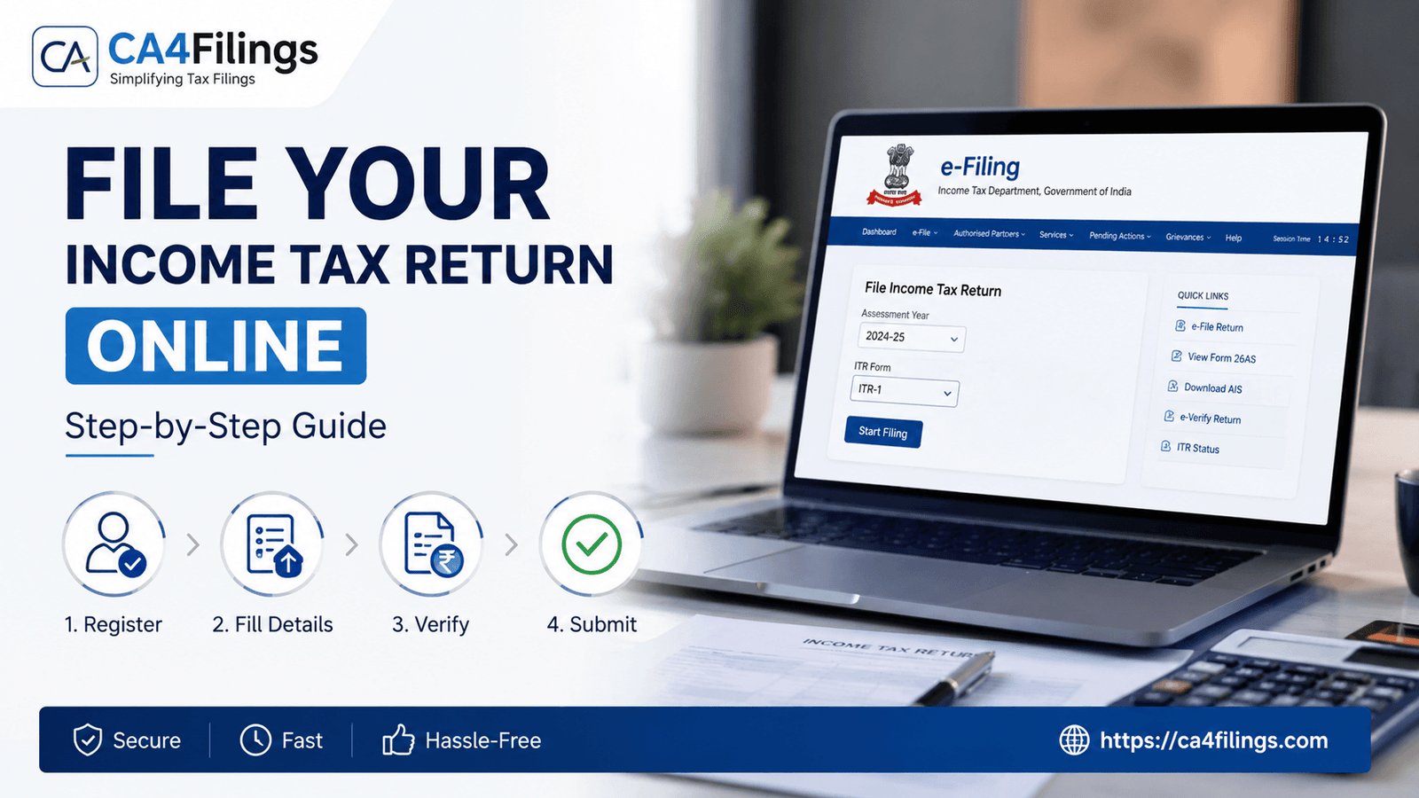 Step-by-Step Guide to Filing Your Income Tax Return Online