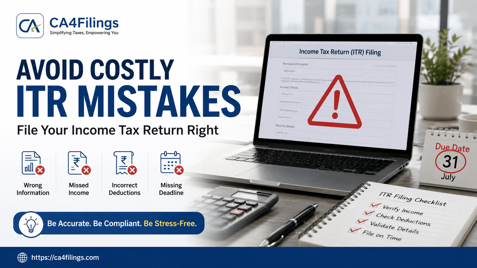 Mistakes to Avoid While Filing Your Income Tax Return (ITR)