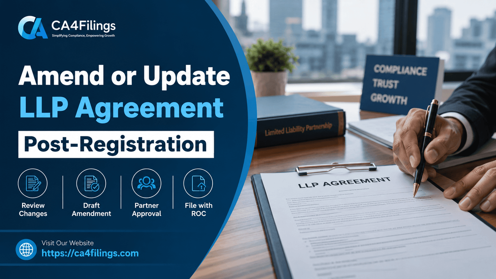 How to Amend or Update LLP Agreement Post-Registration
