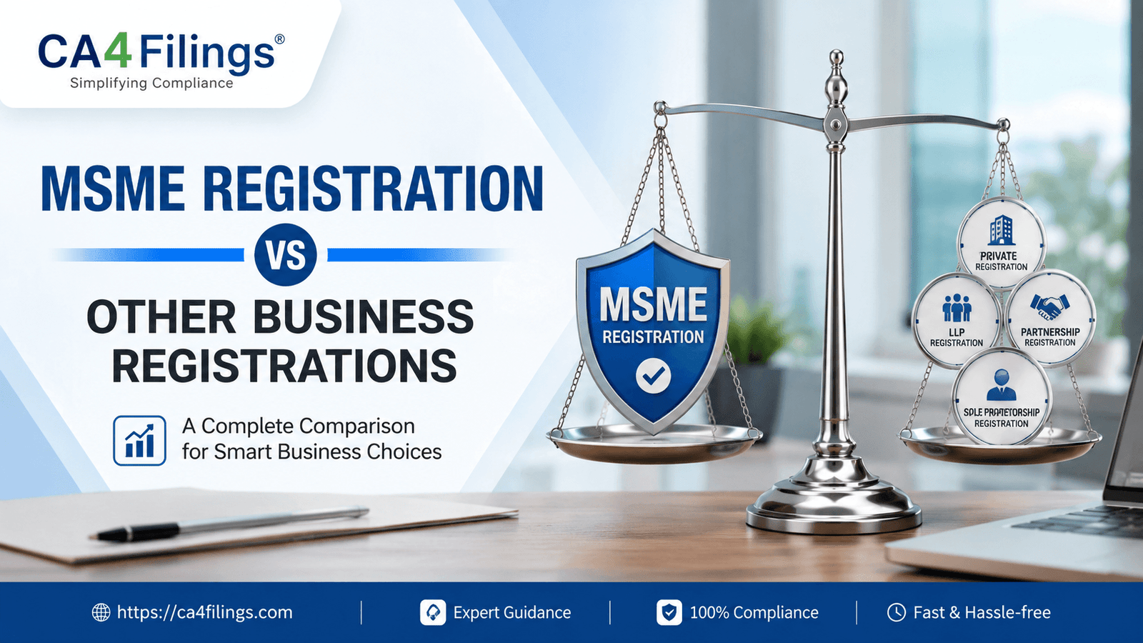 Comparing MSME Registration with Other Business Registrations