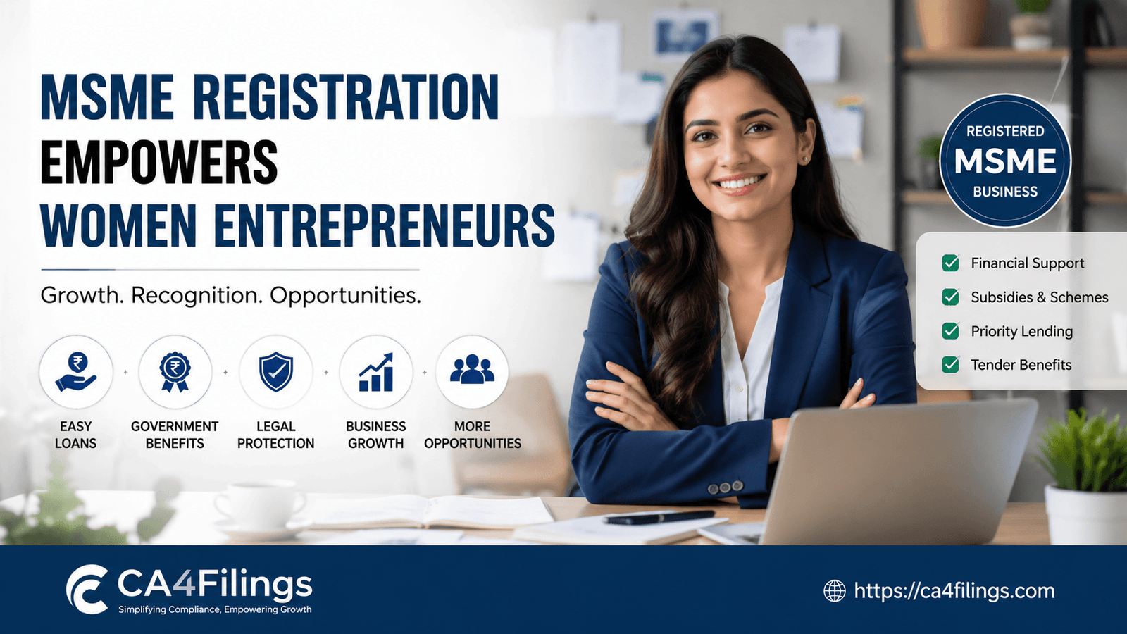 How MSME Registration Supports Women Entrepreneurs