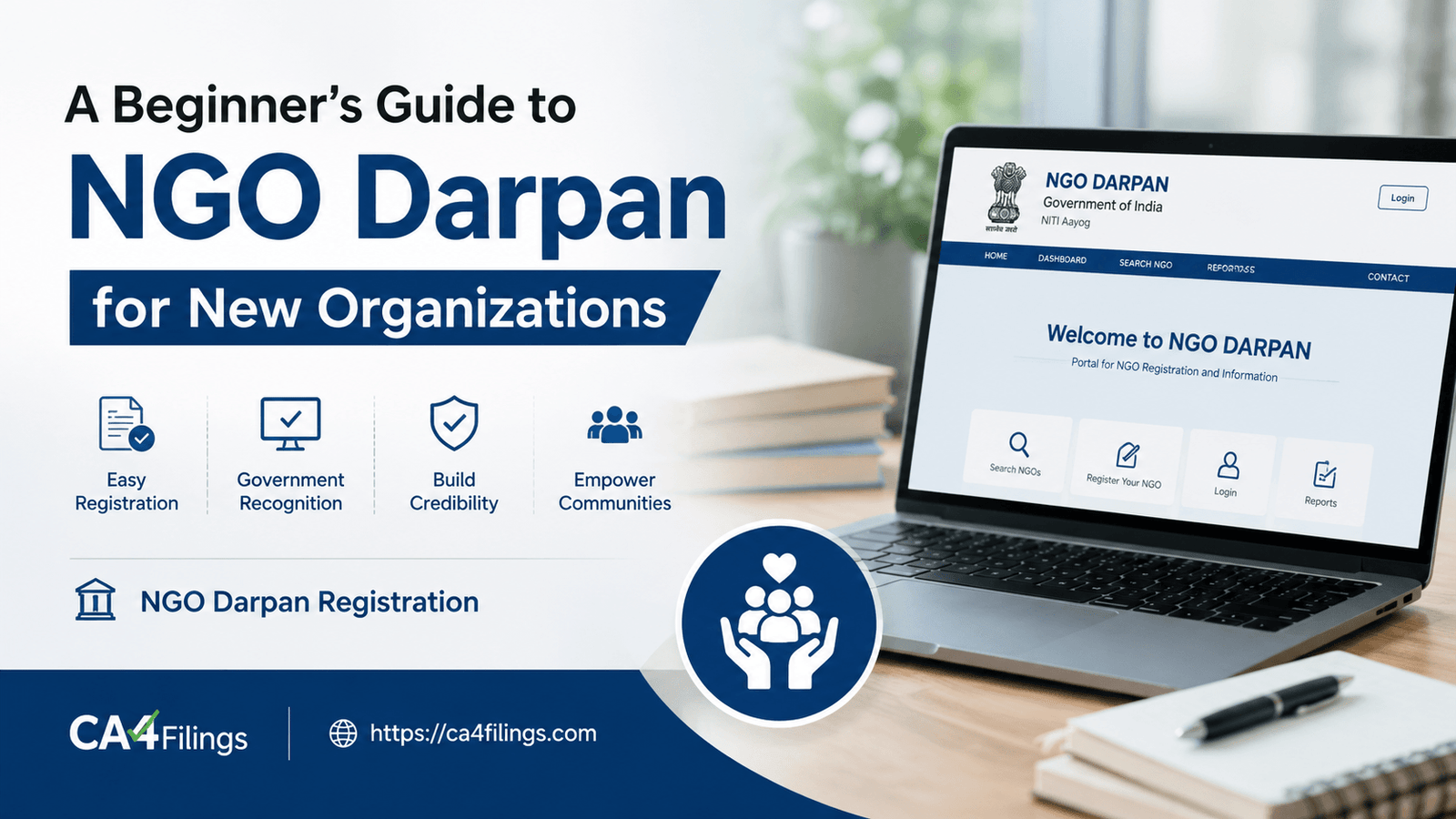 A Beginner's Guide to NGO Darpan for New Organizations