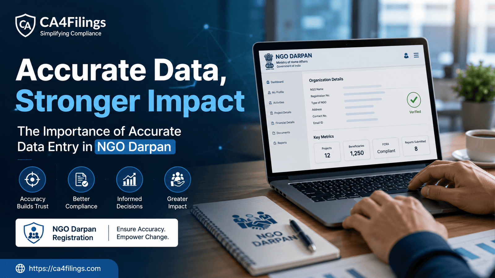 The Importance of Accurate Data Entry in NGO Darpan