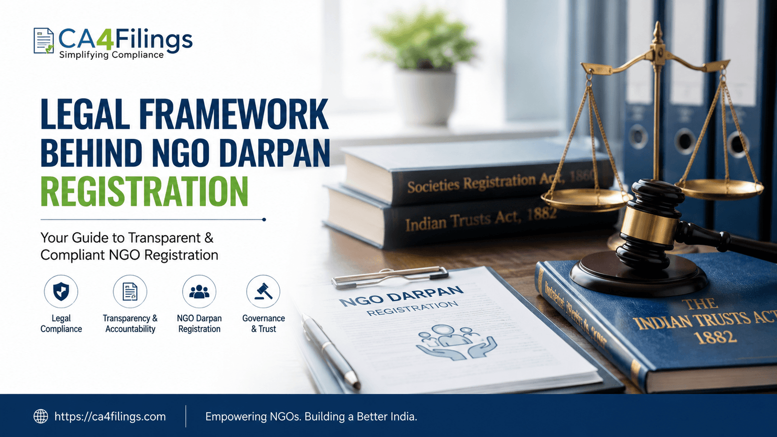 Understanding the Legal Framework Behind NGO Darpan Registration