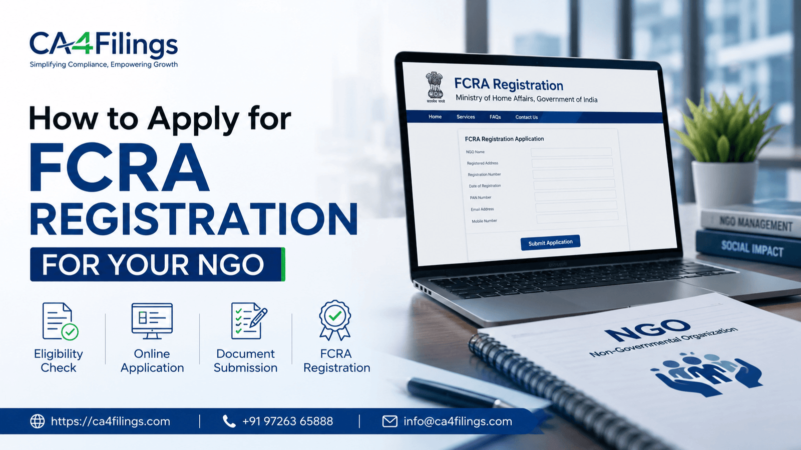 How to Apply for FCRA Registration for Your NGO