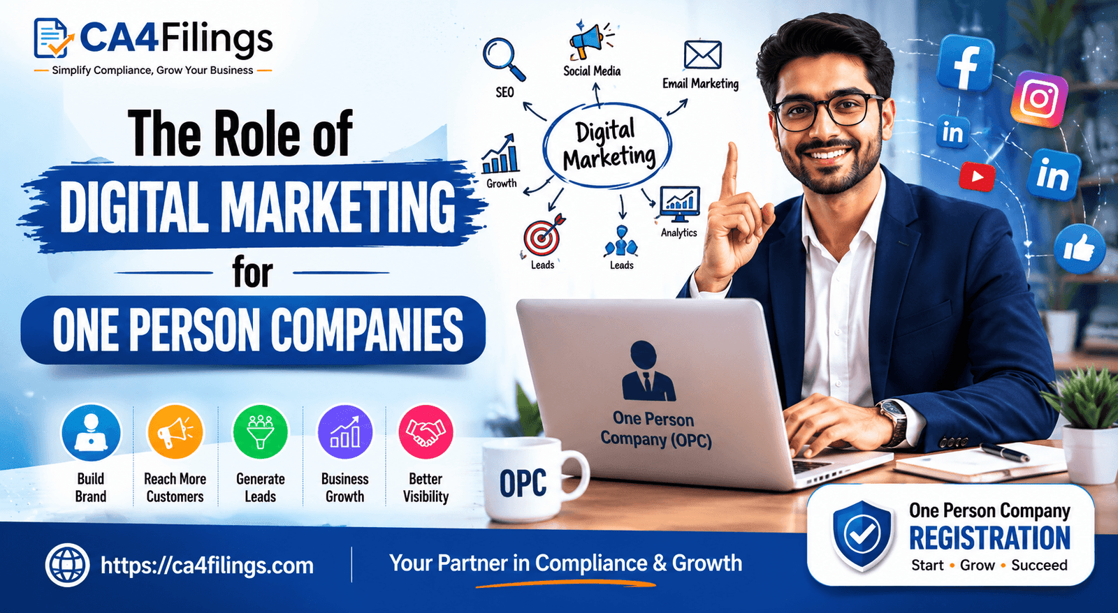 The Role of Digital Marketing for One Person Companies