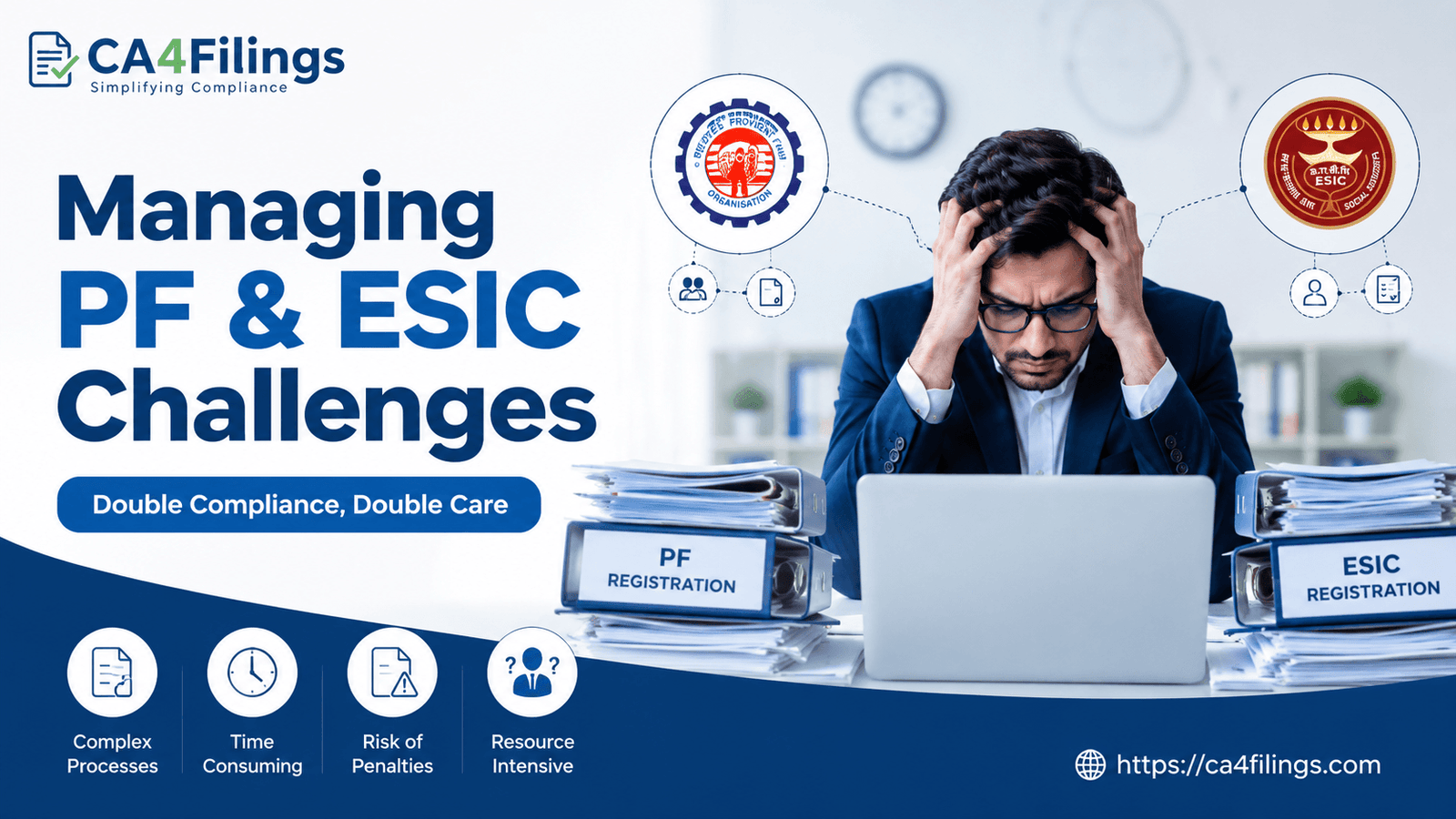 Challenges in Managing PF and ESIC Registrations Simultaneously