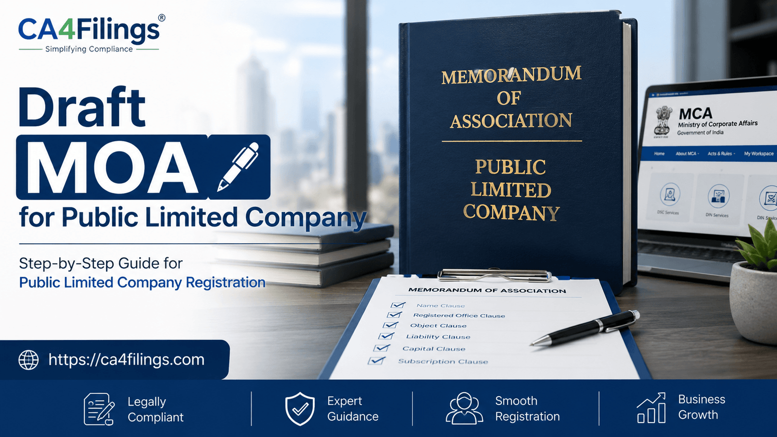 How to Draft the Memorandum of Association for a Public Limited Company