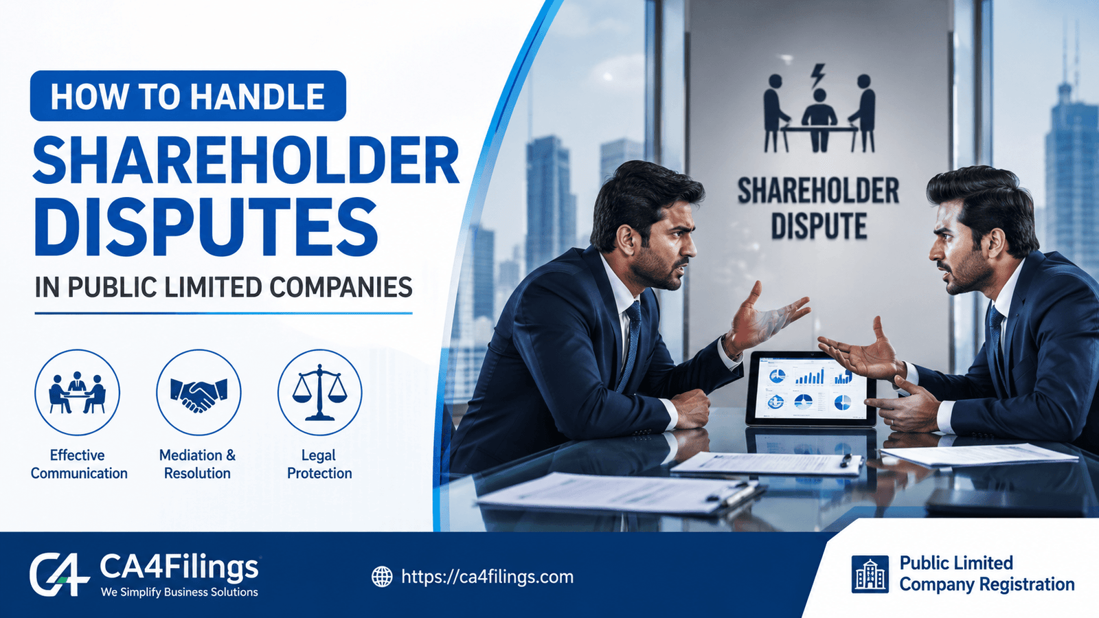 How to Handle Shareholder Disputes in Public Limited Companies