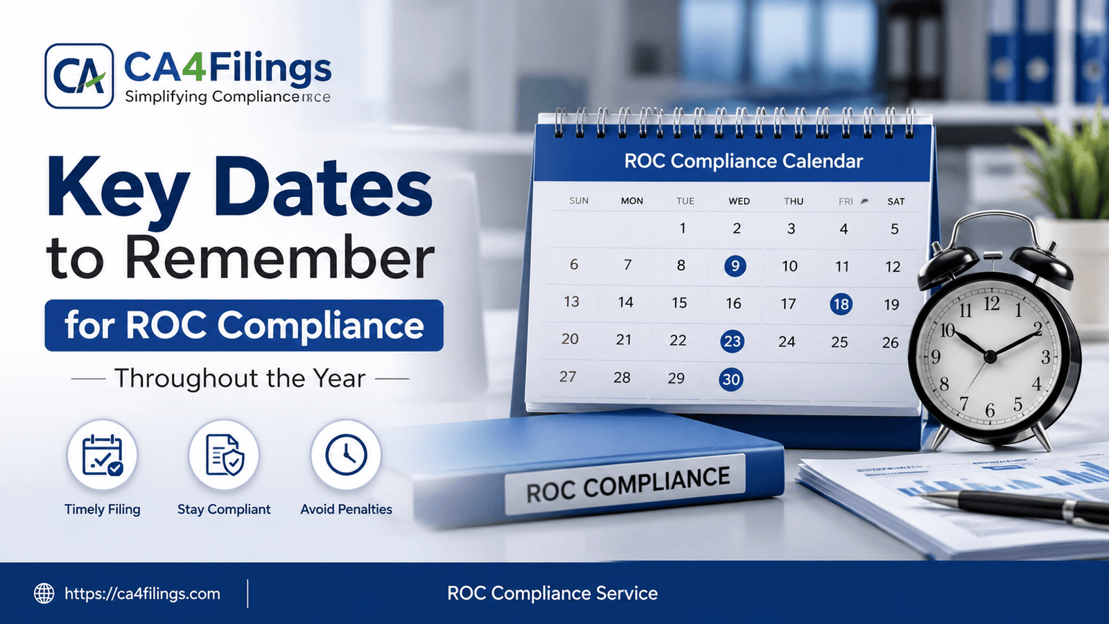 Key Dates to Remember for ROC Compliance Throughout the Year