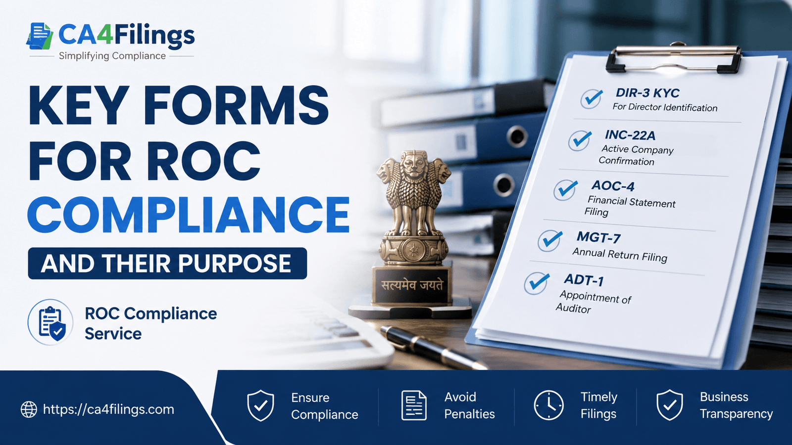 Key Forms Required for ROC Compliance and Their Purpose