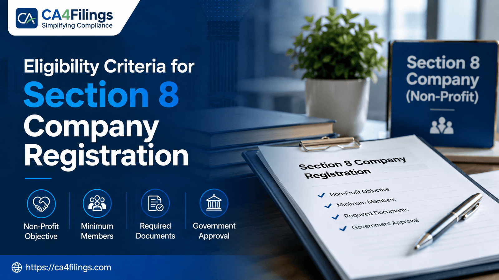 Eligibility Criteria for Section 8 Company Registration