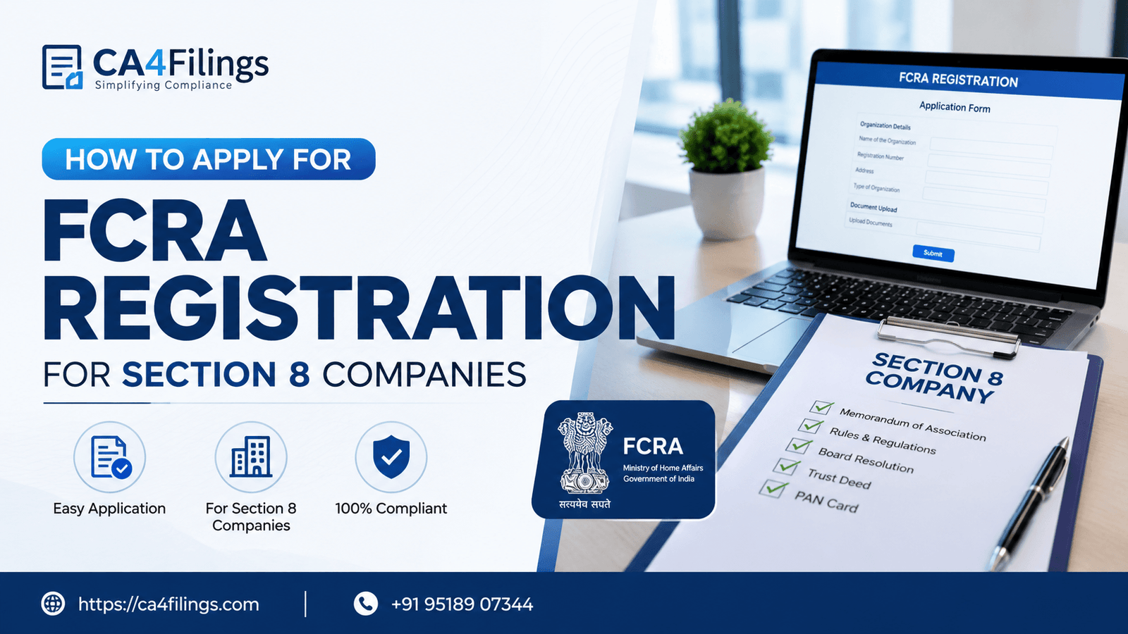 How to Apply for FCRA Registration for Section 8 Companies