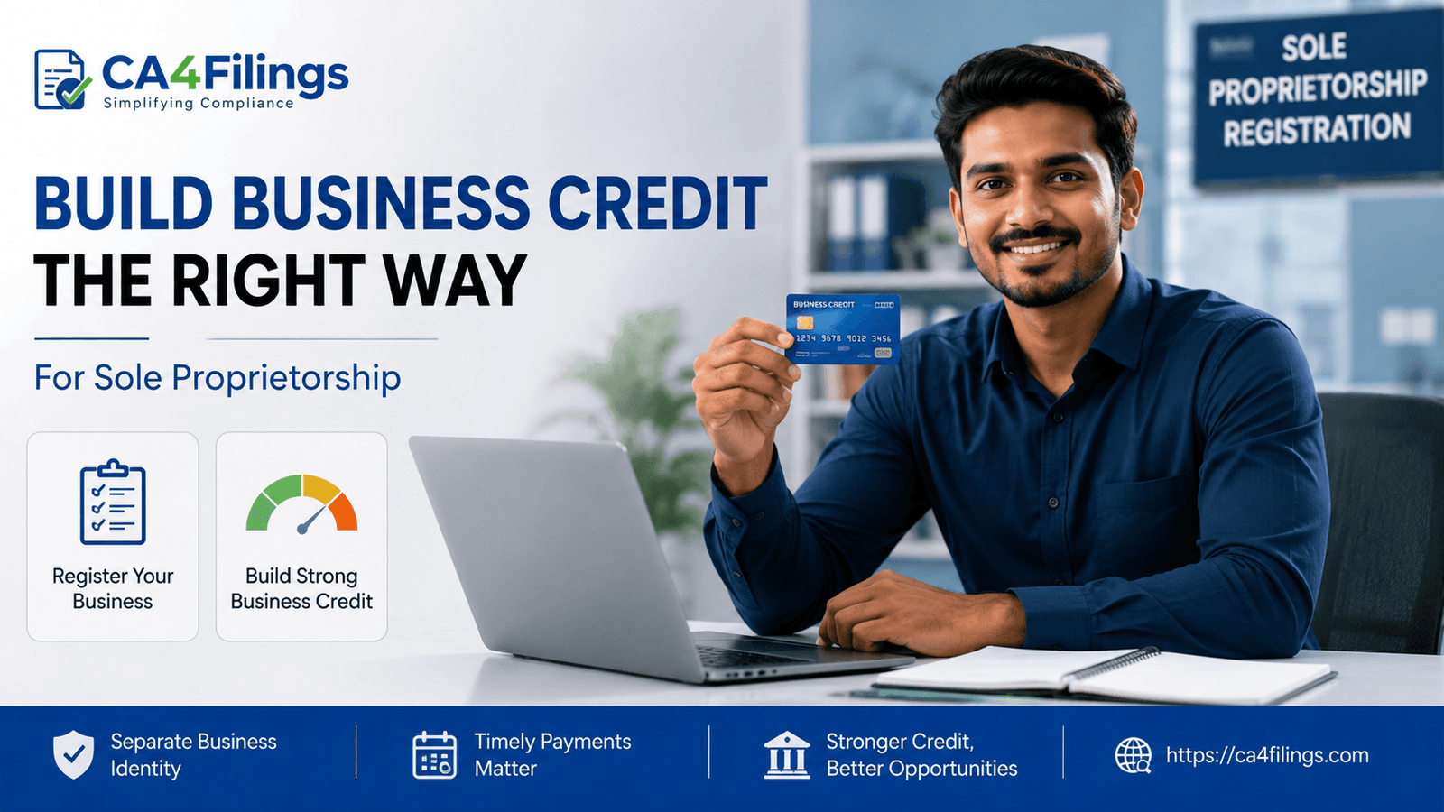 How to Establish Business Credit for a Sole Proprietorship