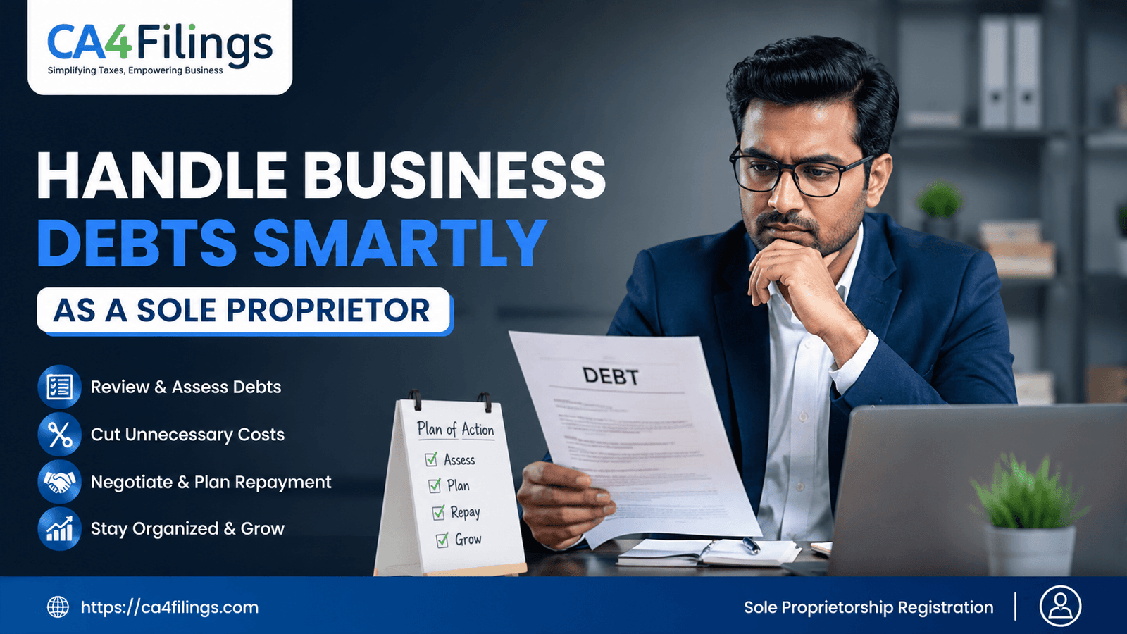How to Handle Business Debts as a Sole Proprietor