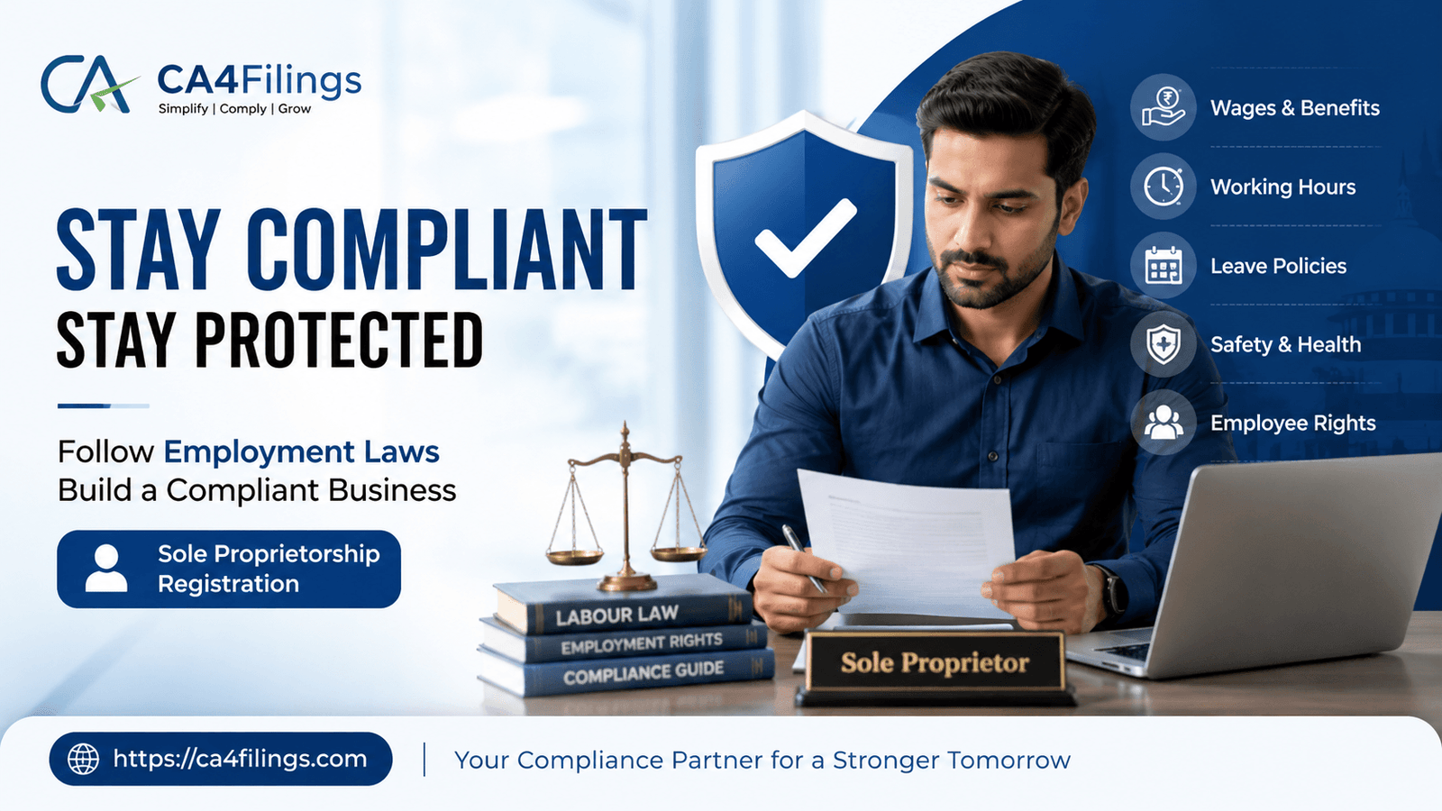 How to Stay Compliant with Employment Laws as a Sole Proprietor